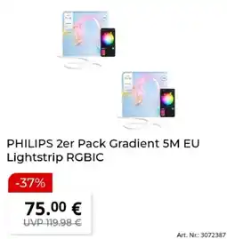 MediaMarkt PHILIPS Lightstrip RGBIC Angebot