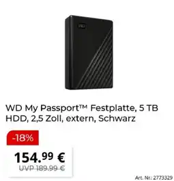 MediaMarkt WD My Passport™ Festplatte Angebot