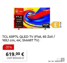 MediaMarkt TCL 65P7L QLED TV Angebot