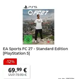 MediaMarkt EA Sports FC 27 - Standard Edition [PlayStation 5] Angebot