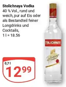 Globus Stolichnaya Vodka Angebot
