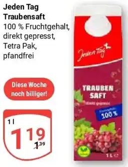 Globus Jeden Tag Traubensaft Angebot