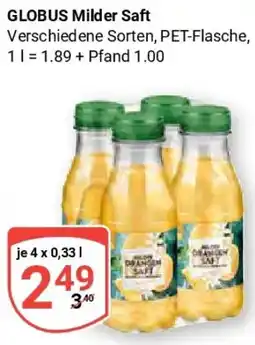 Globus GLOBUS Milder Saft Angebot