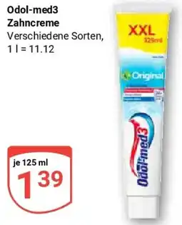 Globus Odol-med3 Zahncreme Angebot