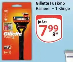 Globus Gillette Fusion5 Rasierer + 1 Klinge Angebot