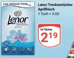 Globus Lenor Trocknertücher Aprilfrisch Angebot