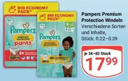 Globus Pampers Premium Protection Windeln Angebot