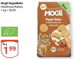 Globus Mogli Doppelkeks Haselnuss/Kakao Angebot