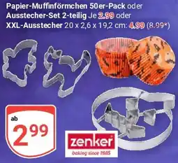 Globus Papier-Muffinförmchen zenker Angebot