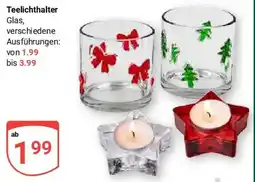 Globus Teelichthalter Glas Angebot