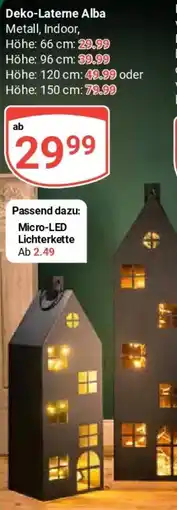 Globus Deko-Laterne Alba Angebot