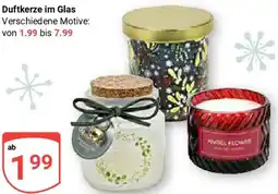 Globus Duftkerze im Glas Angebot