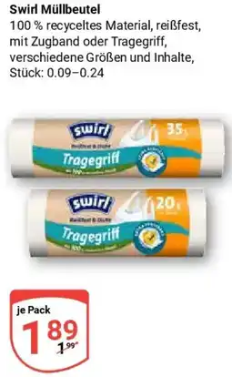 Globus Swirl Müllbeutel Angebot