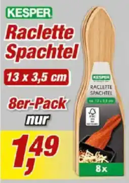 Posten Börse KESPER Raclette Spachtel Angebot