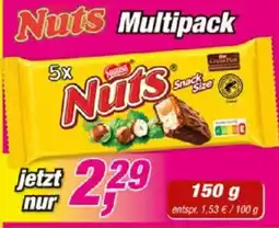 Posten Börse Nuts Snack Size Angebot