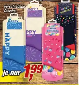 Posten Börse Happy Birthday Socken Angebot