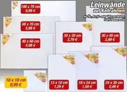Posten Börse Leinwände auf Keilrahmen Angebot