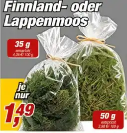 Posten Börse Finnland- oder Lappenmoos Angebot