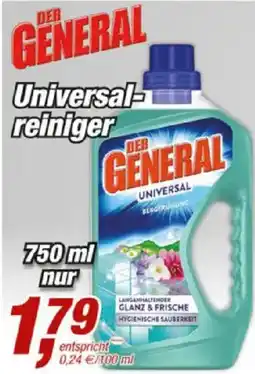 Posten Börse DER GENERAL Universal-reiniger Angebot