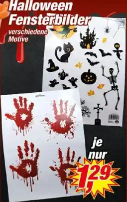 Posten Börse Halloween Fensterbilder Angebot