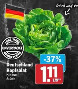 AEZ Deutschland Kopfsalat Angebot