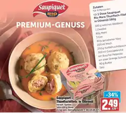 AEZ Saupiquet Thunfischfilets in Olivenöl Angebot