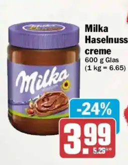 AEZ Milka Haselnusscreme Angebot