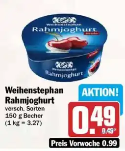AEZ Weihenstephan Rahmjoghurt Angebot