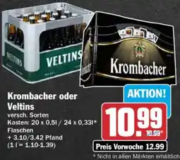 AEZ Krombacher oder Veltins Angebot
