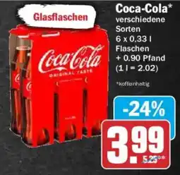 AEZ Coca-Cola* Glasflaschen Angebot
