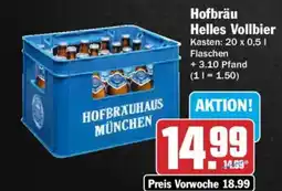 AEZ Hofbräu Helles Vollbier Angebot