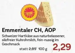 AEZ Emmentaler CH, AOP Angebot