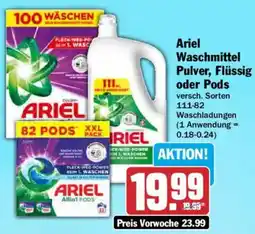 AEZ Ariel Waschmittel Pulver, Flüssig oder Pods Angebot
