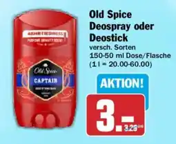 AEZ Old Spice Deospray oder Deostick Angebot