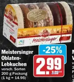 AEZ Meistersinger Oblaten-Lebkuchen Angebot