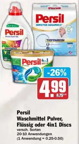 AEZ Persil Waschmittel Pulver, Flüssig oder 4in1 Discs Angebot