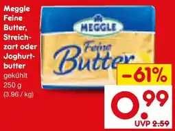 Netto Marken-Discount Meggle Feine Butter, Streichzart oder Joghurtbutter Angebot