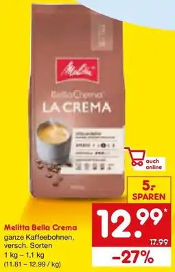 Netto Marken-Discount Melitta Bella Crema Angebot