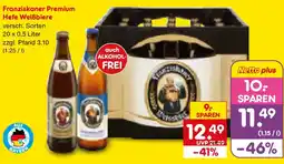 Netto Marken-Discount Franziskaner Premium Hefe Weißbiere Angebot