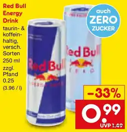 Netto Marken-Discount Red Bull Energy Drink Angebot
