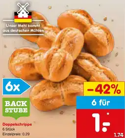 Netto Marken-Discount BACK STUBE Doppelschrippe Angebot