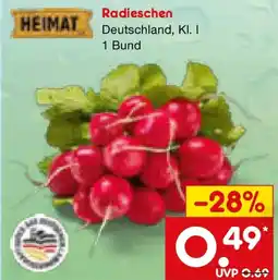 Netto Marken-Discount HEIMAT Radieschen Angebot