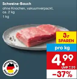Netto Marken-Discount Schweine-Bauch Angebot