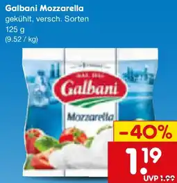 Netto Marken-Discount Galbani Mozzarella Angebot