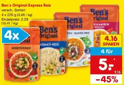 Netto Marken-Discount Ben's Original Express Reis Angebot