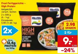 Netto Marken-Discount Frost Fertiggerichte - High Protein Angebot