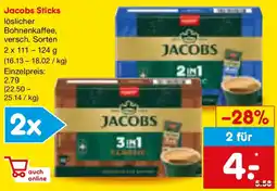 Netto Marken-Discount Jacobs Sticks Angebot