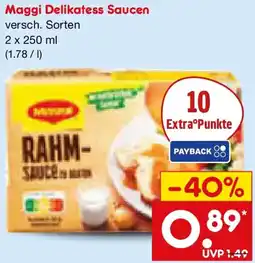 Netto Marken-Discount Maggi Delikatess Sauzen Angebot