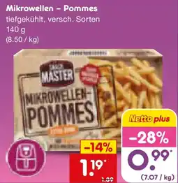 Netto Marken-Discount Mikrowellen - Pommes Angebot