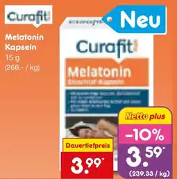 Netto Marken-Discount Curafit Melatonin Kapseln Angebot